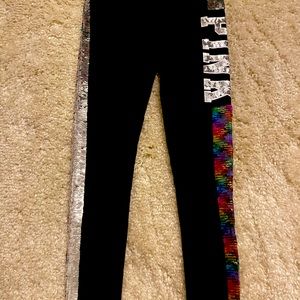 Victoria’s Secret bling leggings.